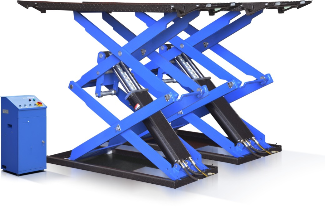 Low Profile Scissor Car Lift with Ce