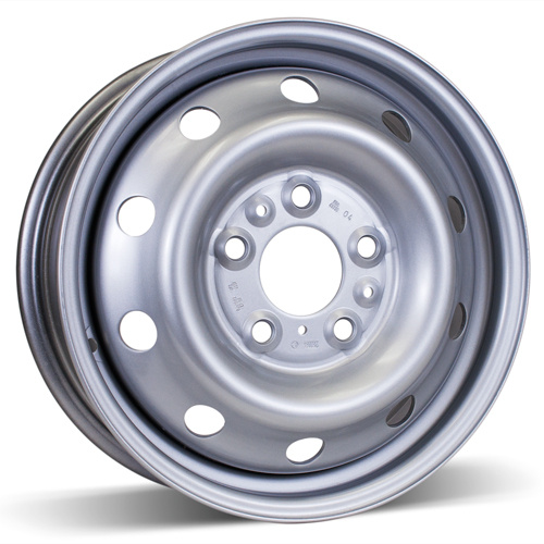16X6 (5-130) Silver Steel Winter Wheel
