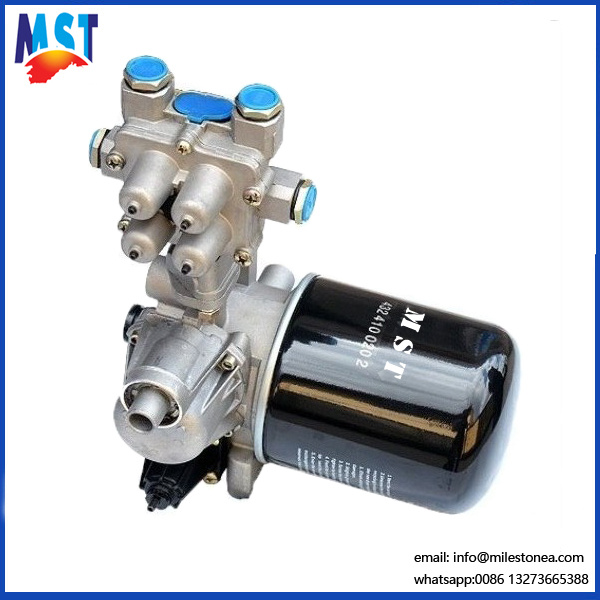 Truck Air Processing Unit Four Circuit Air Dryer Assembly 9325000350