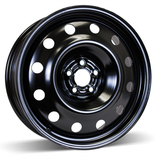 17X6.5 (5-100) Black Steel Wheel Rim