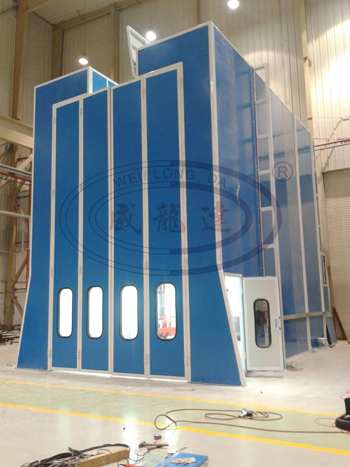 Custom-Made Industrial Spray Booth with Top Opening (CE)