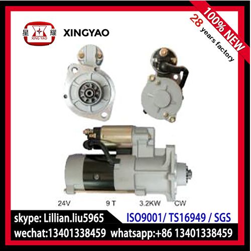 24V T9 Truck Engine Starter Motor for Mitsubishi Series (M8T80871)