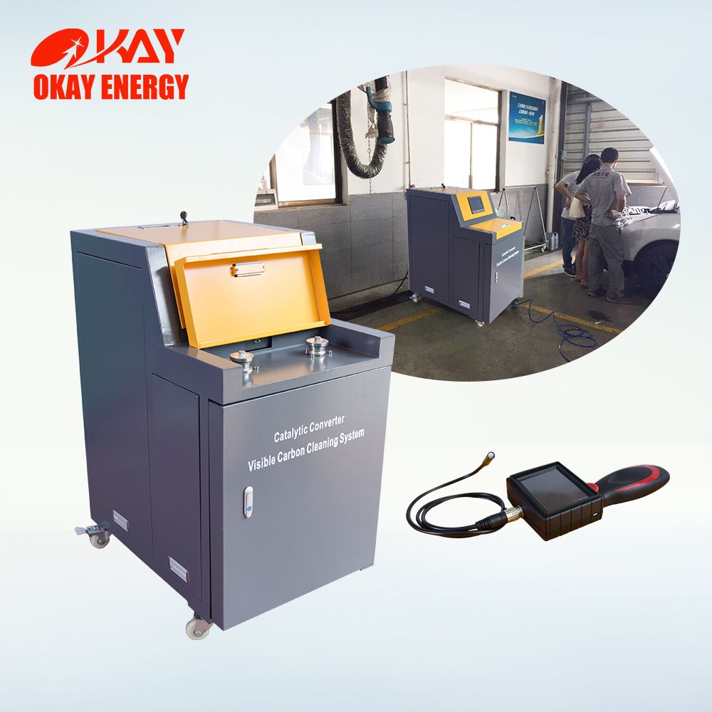 Car Exhaust System Clean Three Way Catalytic Converter Carbon Cleaning Machine