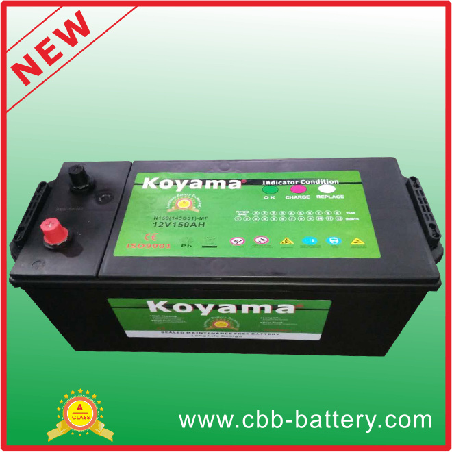 Heavy Duty Truck Battery DIN 65031-12V150ah