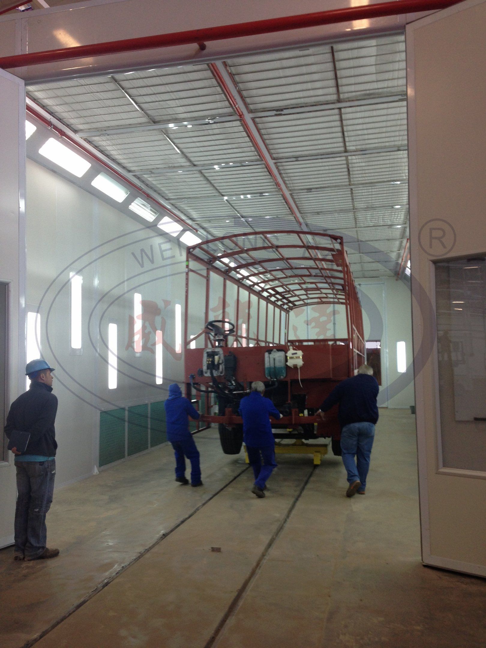 Wld22000 European Standard Bus Paint Spray Booth