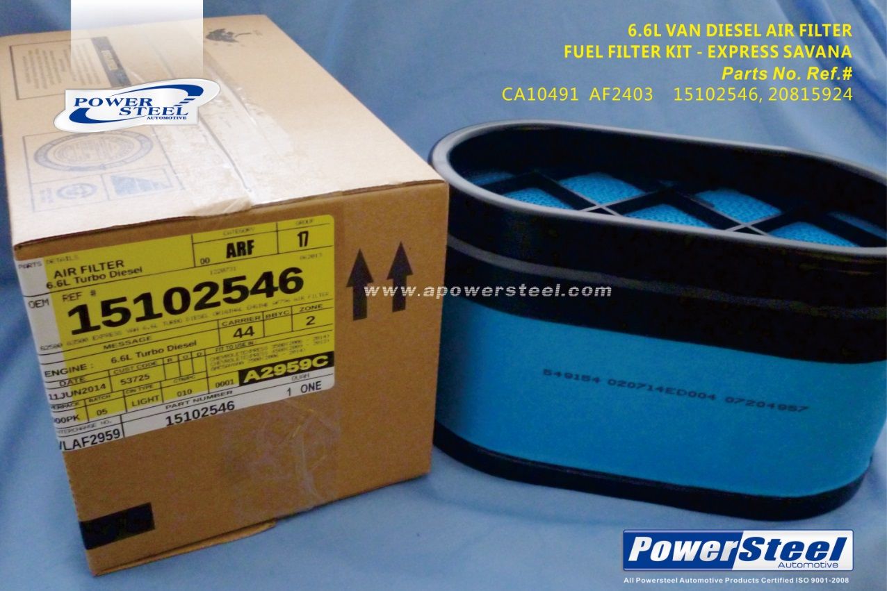 Ca10491 Af2403 15102546; 20815924 Powersteel Airfilter 6.6L