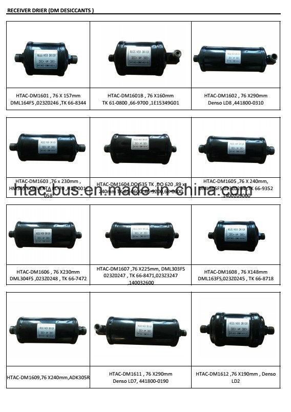 Bus Air Conditioner Tk Carrier Sutrak A/C Receiver Drier