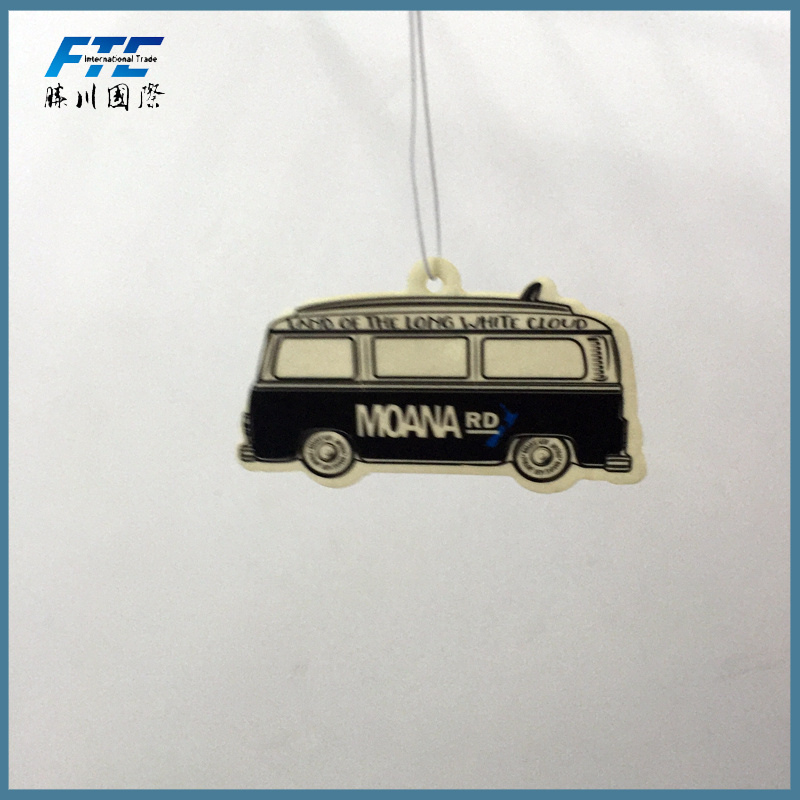 Eco-Friendly Gel Type Scented Wood Car Shape Air Freshener
