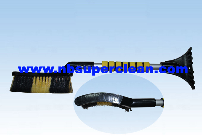 Plastic Car Ice Scraper Snow Brush with EVA Handle (CN2283)