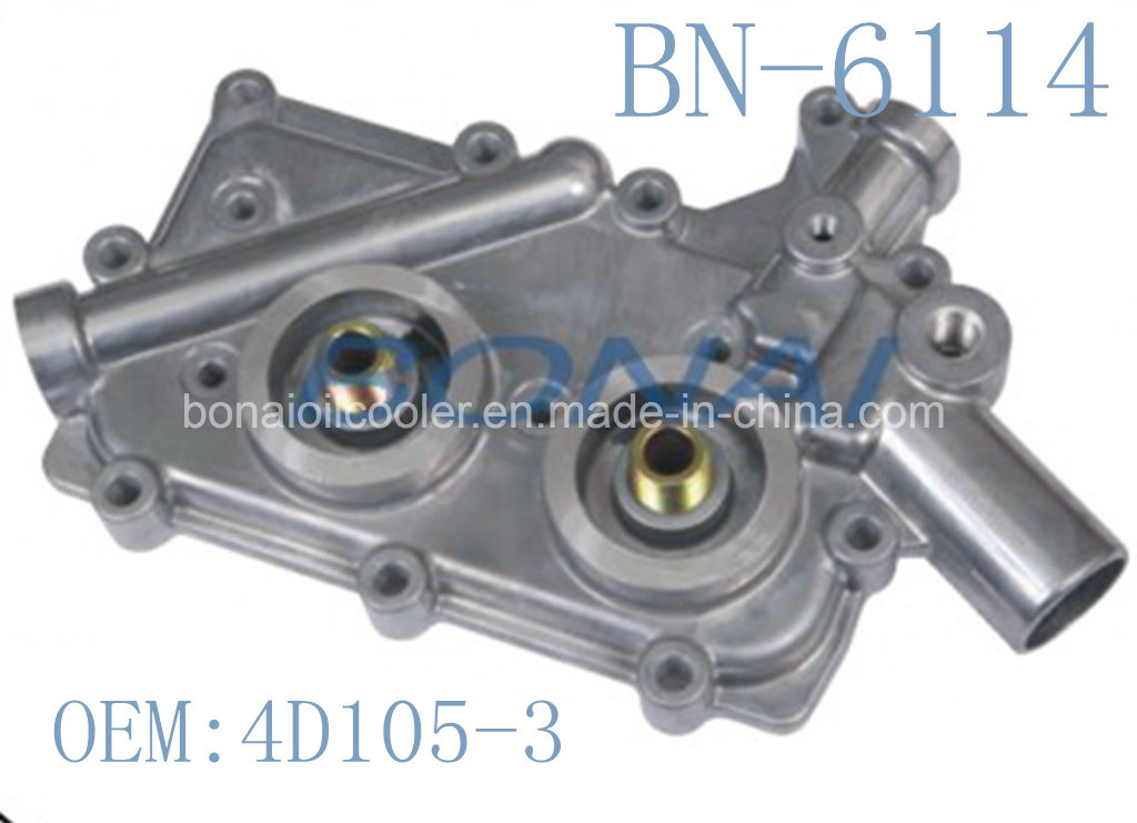 Komatsu Aluminium Oil Cooler Side Cover (OEM: 4D105-3)