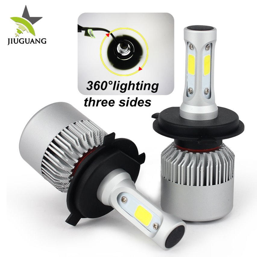 24 Months Warranty 3 Sides Lighting 8000lm Car LED Headlight Bulb