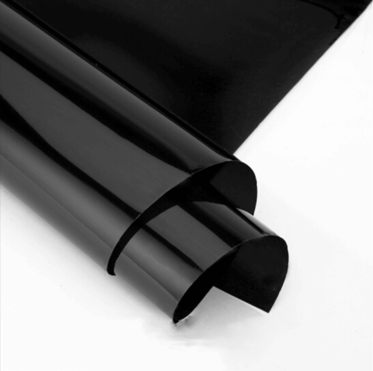 High Quality Pet Material Self-Adhesive Vinyl, Black Side Self-Adhesive Car Vinyl Film