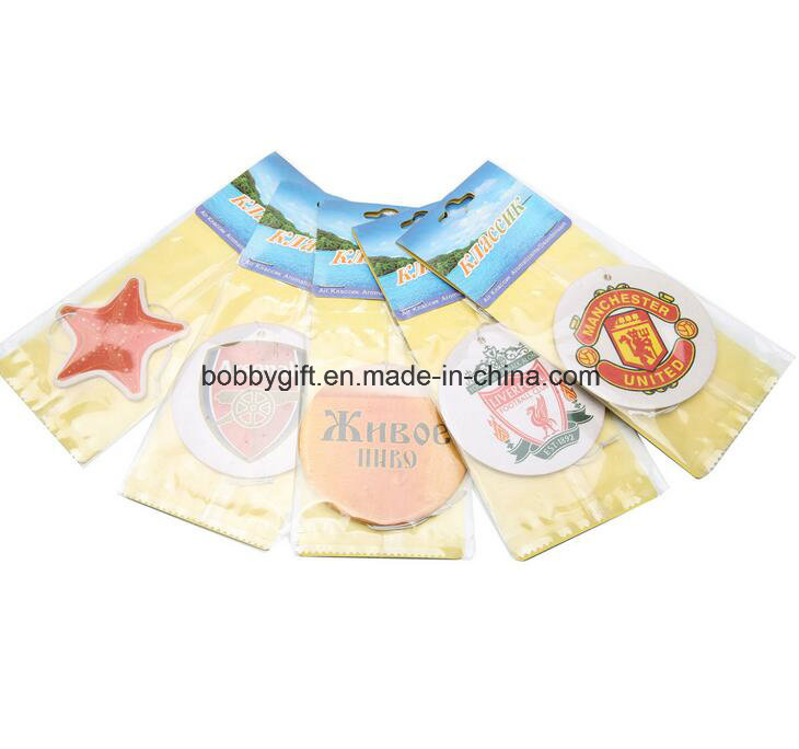 Promotion Paper Hanging Car Air Freshener for Gifts