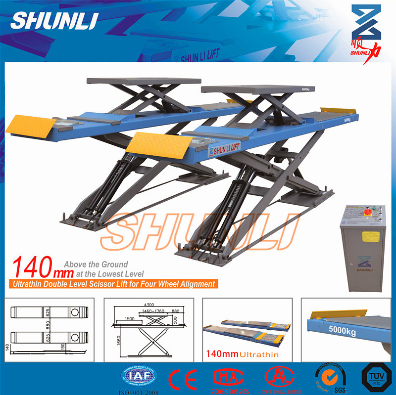 Ultratiin Hydraulic Car Scissor Liftl for Wheel Alignment Operation (SHL-45CCB)