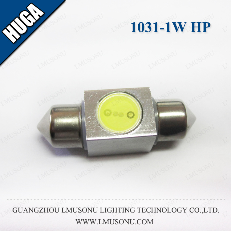31mm 1W High Power LED Festoon Bulb for Car