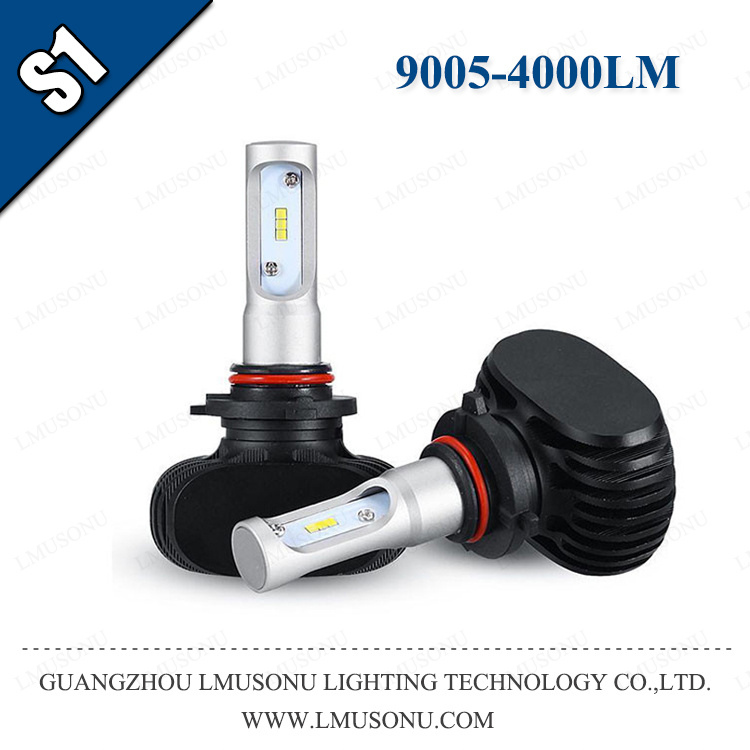 Lmusonu All in One S1 9005 LED Headlight Seoul Csp Chip 12V 4000lm Fanless