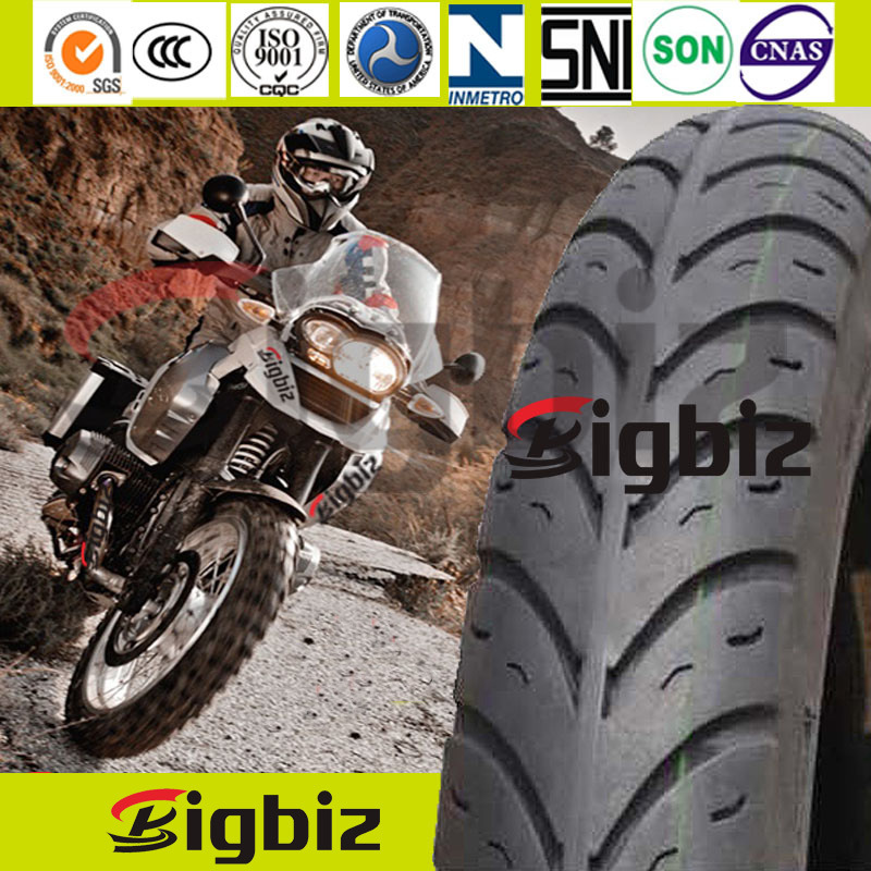 Fashionable Natural Rubber Motorcycle Tyre/Tire (2.50-17)