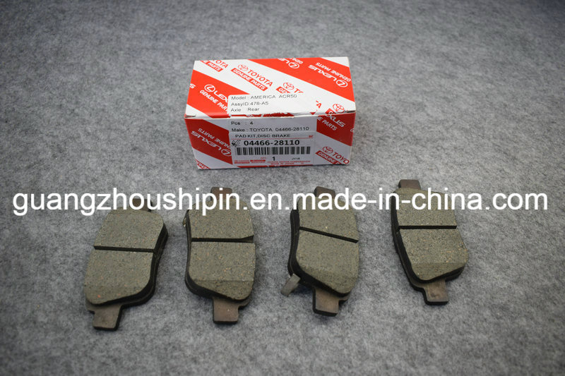Japan Car Disc Brake Pads 04466-28110 for Toyota Previa ACR50