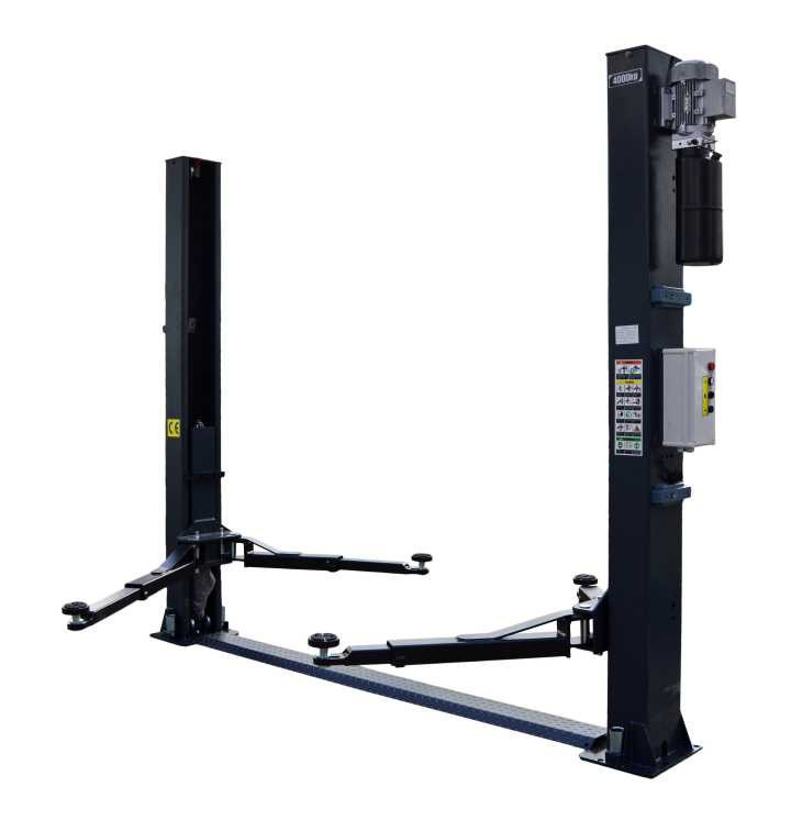 4000kg 2 Column Electric Release Auto Lifter Elevadores