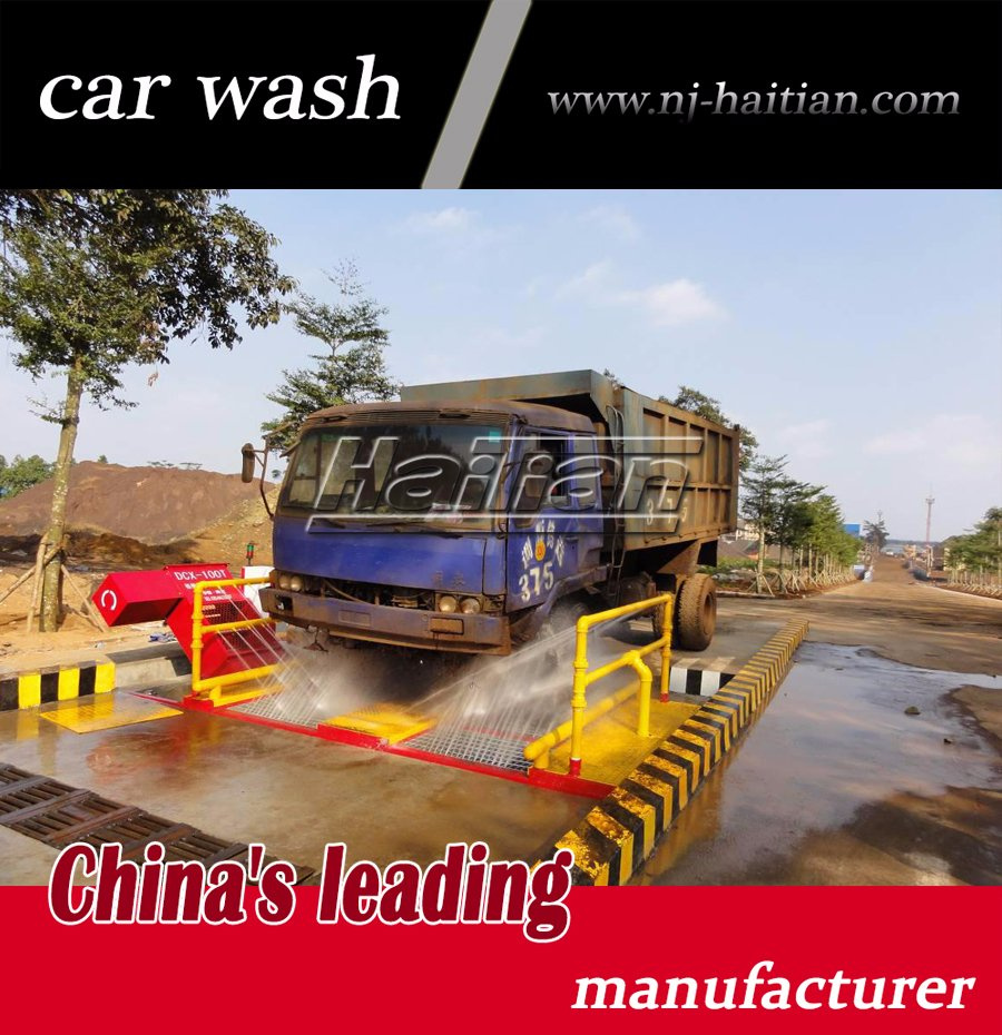 Construction Site Use Grating Wheel Wash Machine