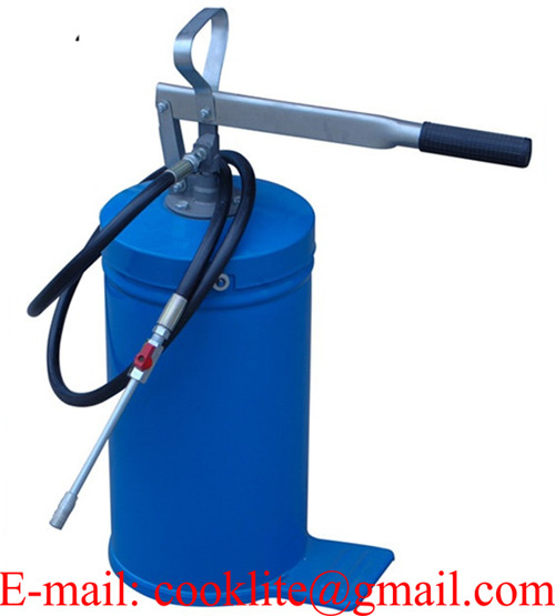 Hand Operated High Volume Bucket Lubrication Grease Pump - 16L