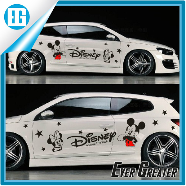 Custom Different Pattern and Color Vinyl Car Body Sticker