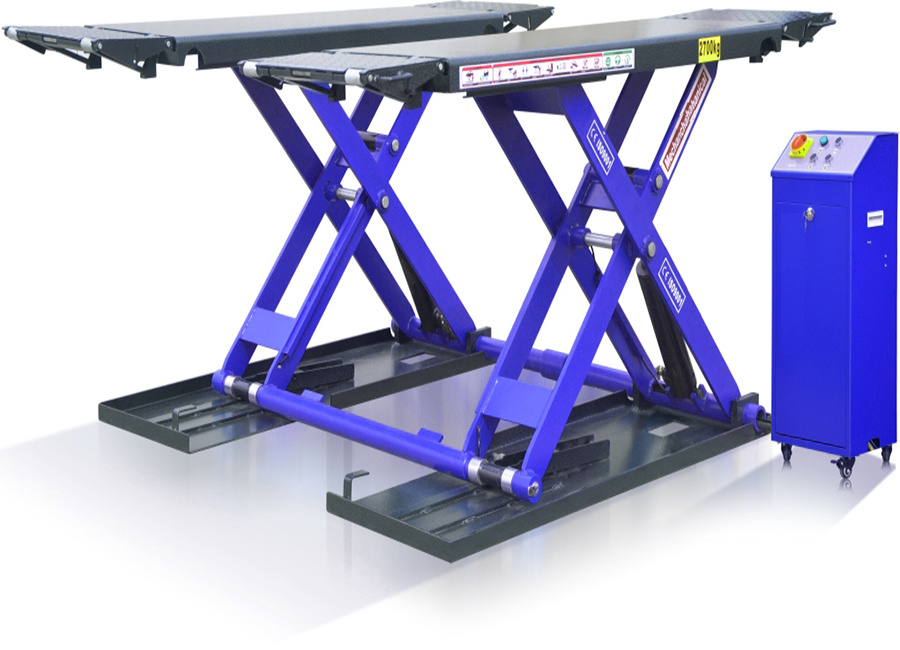 Scissor Car Lift MID-Rise Scissor Car Hoist Hydraulic Auto Lift