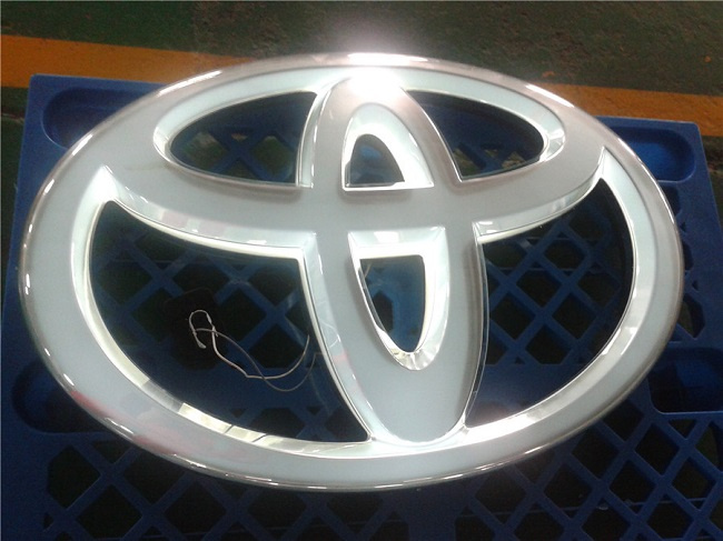 CE Proved Round LED Frontlit Illuminated Auto Logo Signage