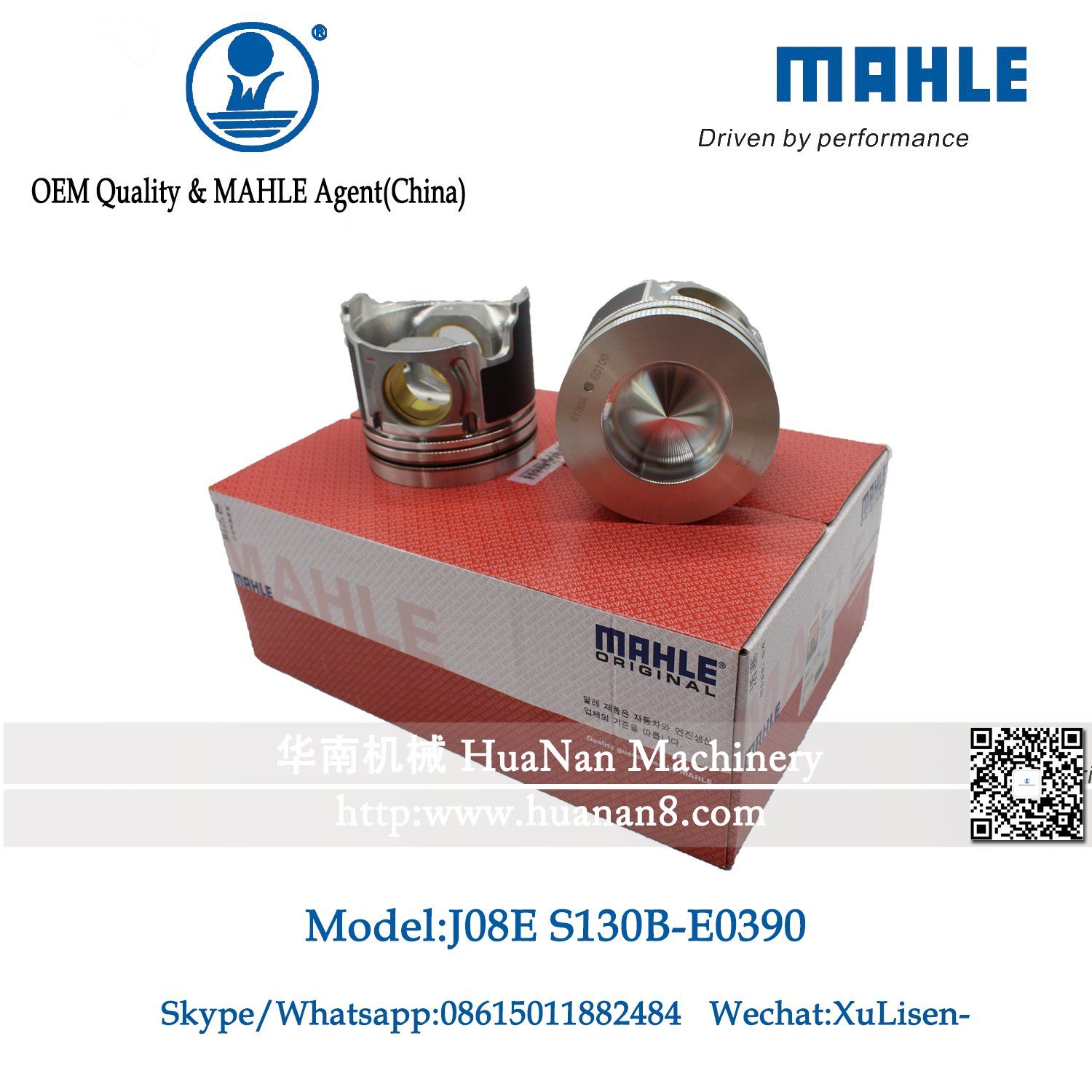 Hino Engine Piston J08e Mahle Brand Piston