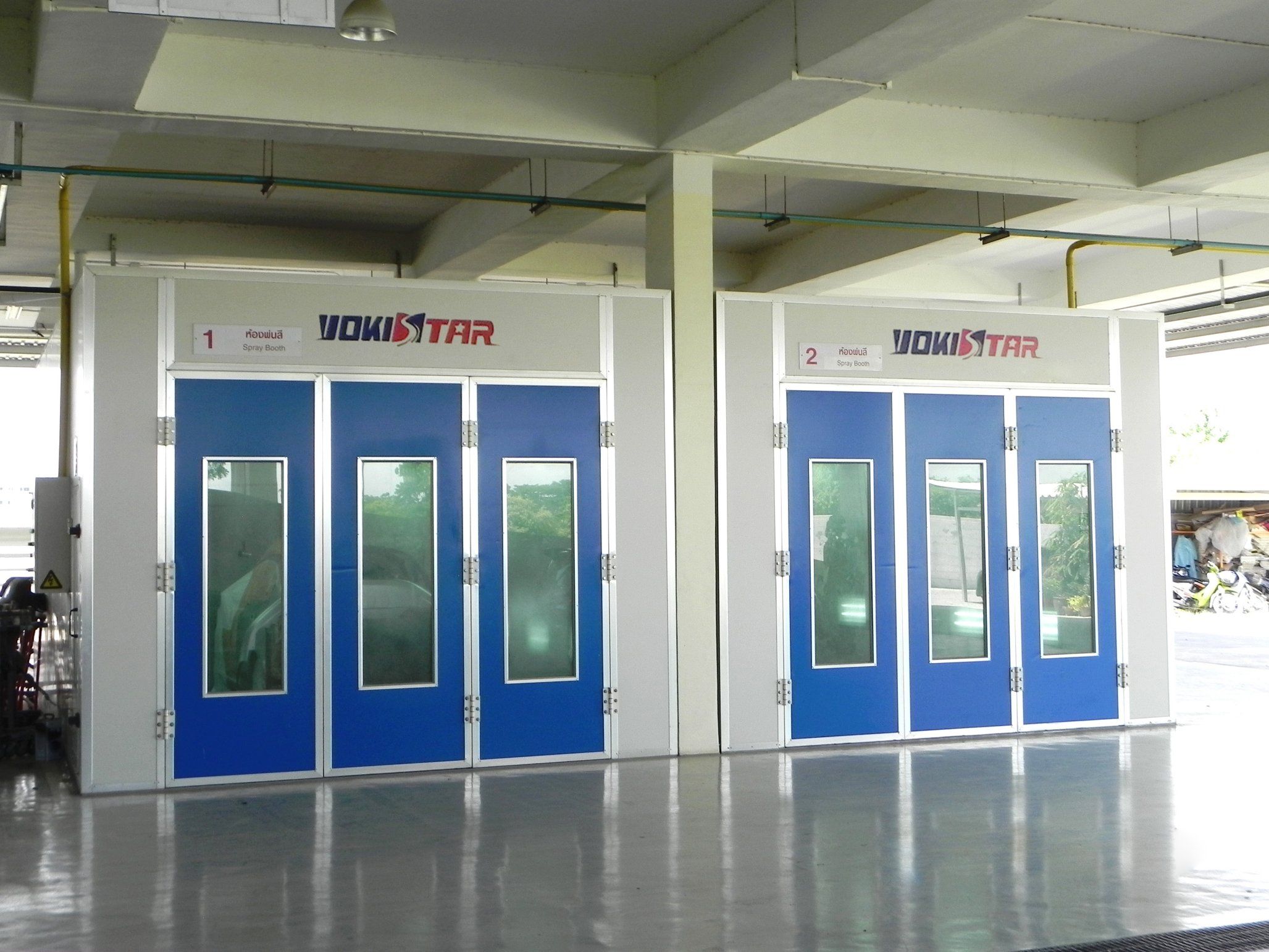 Chineses Belimo Damper Actuator Equipped Auto Maintenance Booth