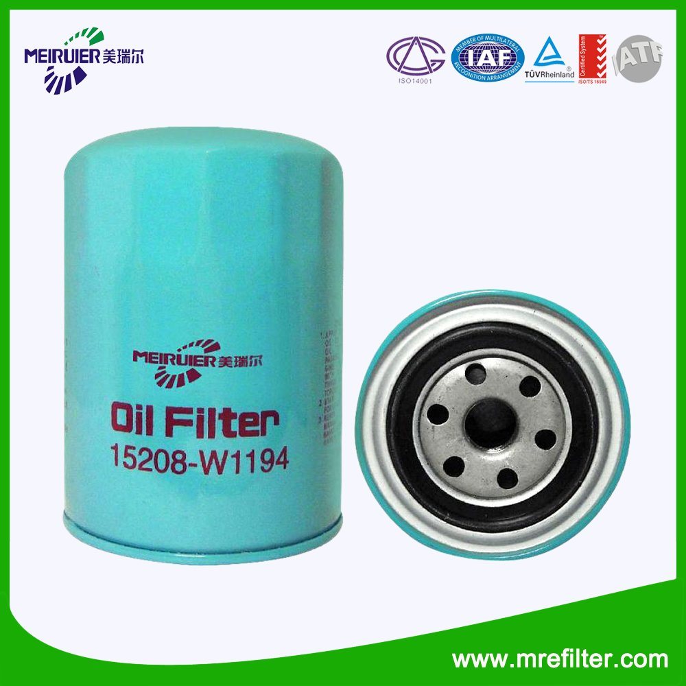 Auto Oil Filter 15208-W1194 for Nissan China Factory