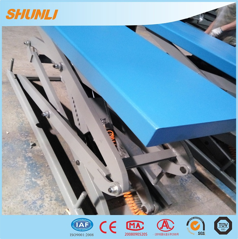 5000kg Scissor Design Underground Hydraulic Vehicle Lifts