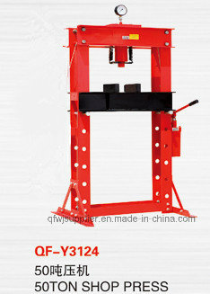 50t Shop Press, W/Pressure Gauge