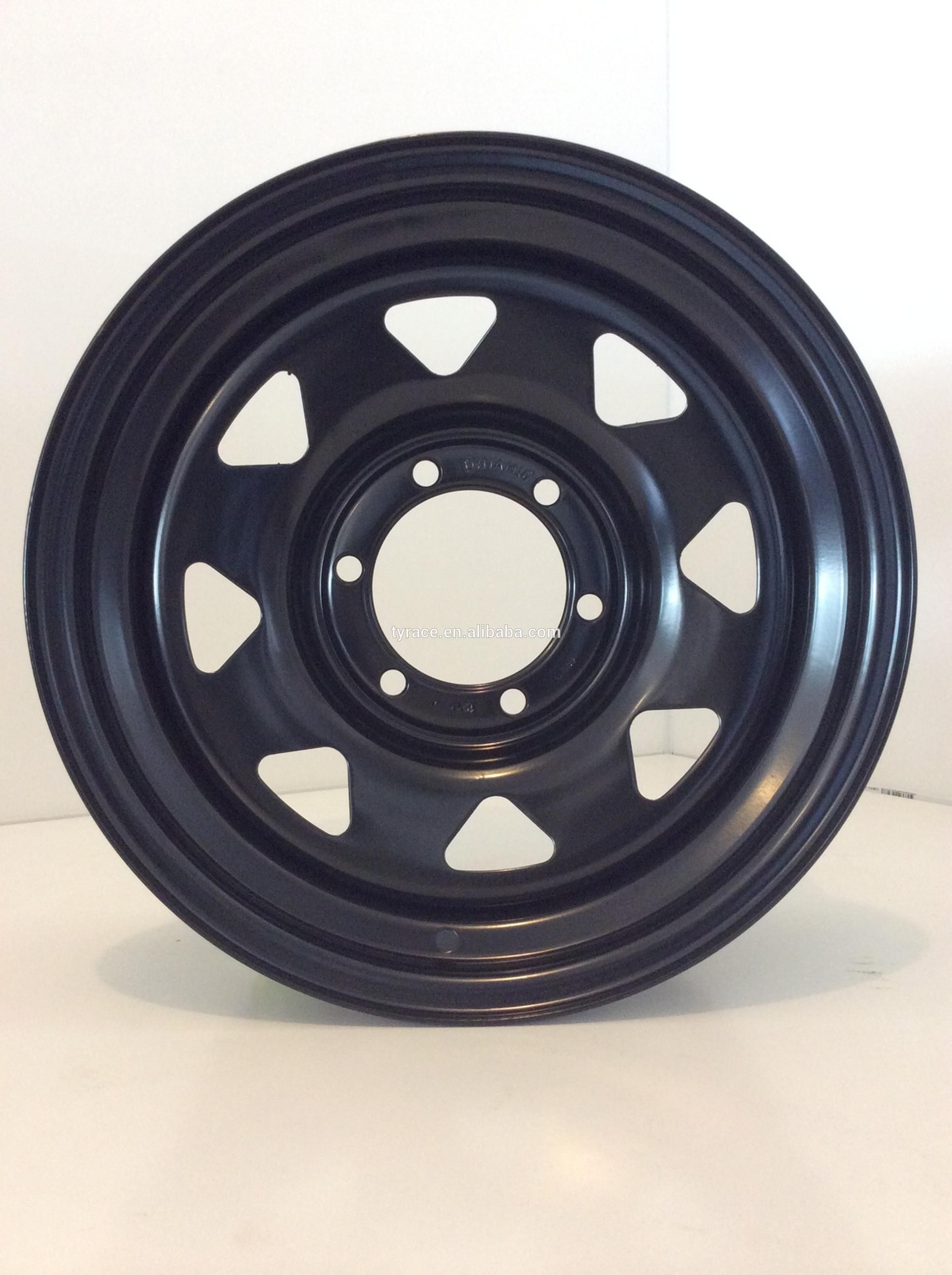 17X12 6-139.7 8 Spoke Triangular Offroad Steel Wheel