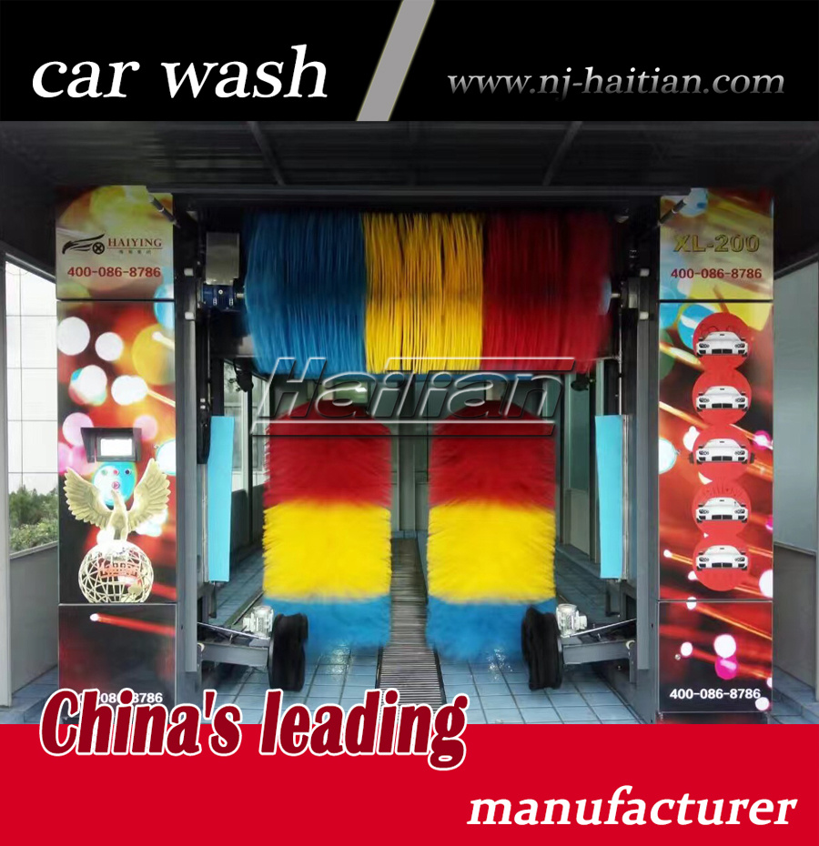 Automatic Rollover Car Wash Machine with 5 Brushes and 4 Dryer