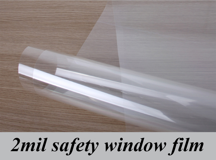 2 Mil Self-Adhesive Glass Protection Security Car Window Film