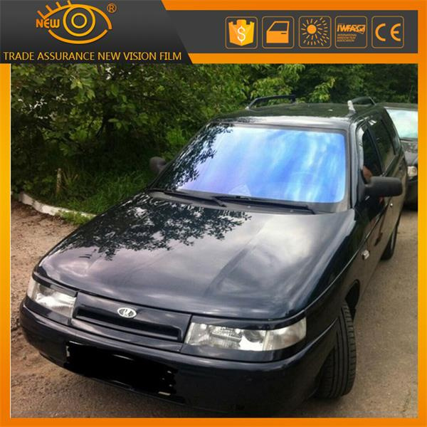 Transparent to Purple Chameleon Window Solar Film
