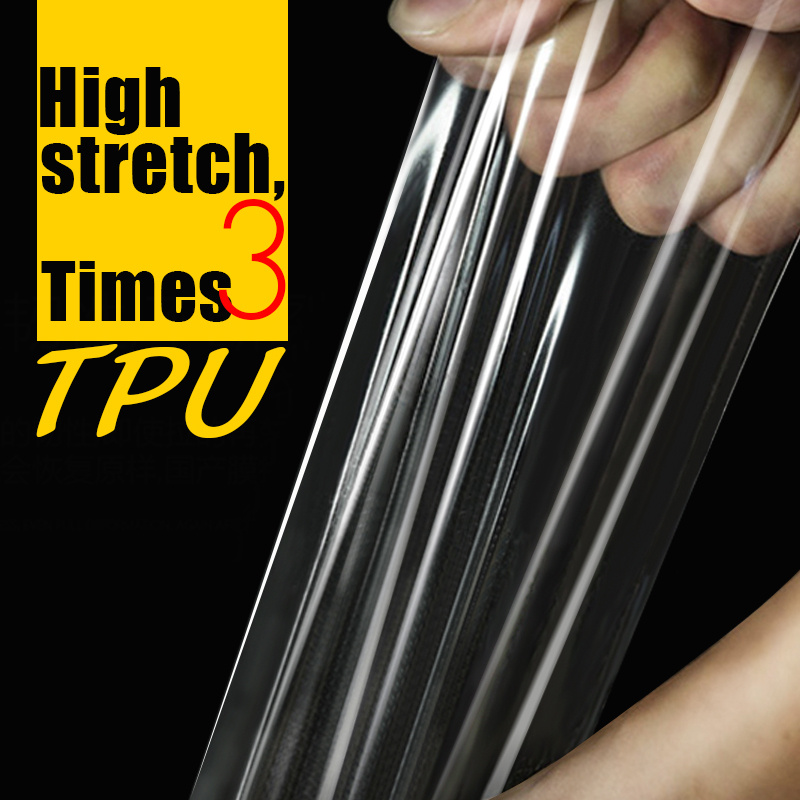 New Arrival 1.52X30m 0.6X30m 6.5mil 12mil Car Paint Protection Film Ppf Vinyl Clear Transparence Film Waterproof TPU Car Cover
