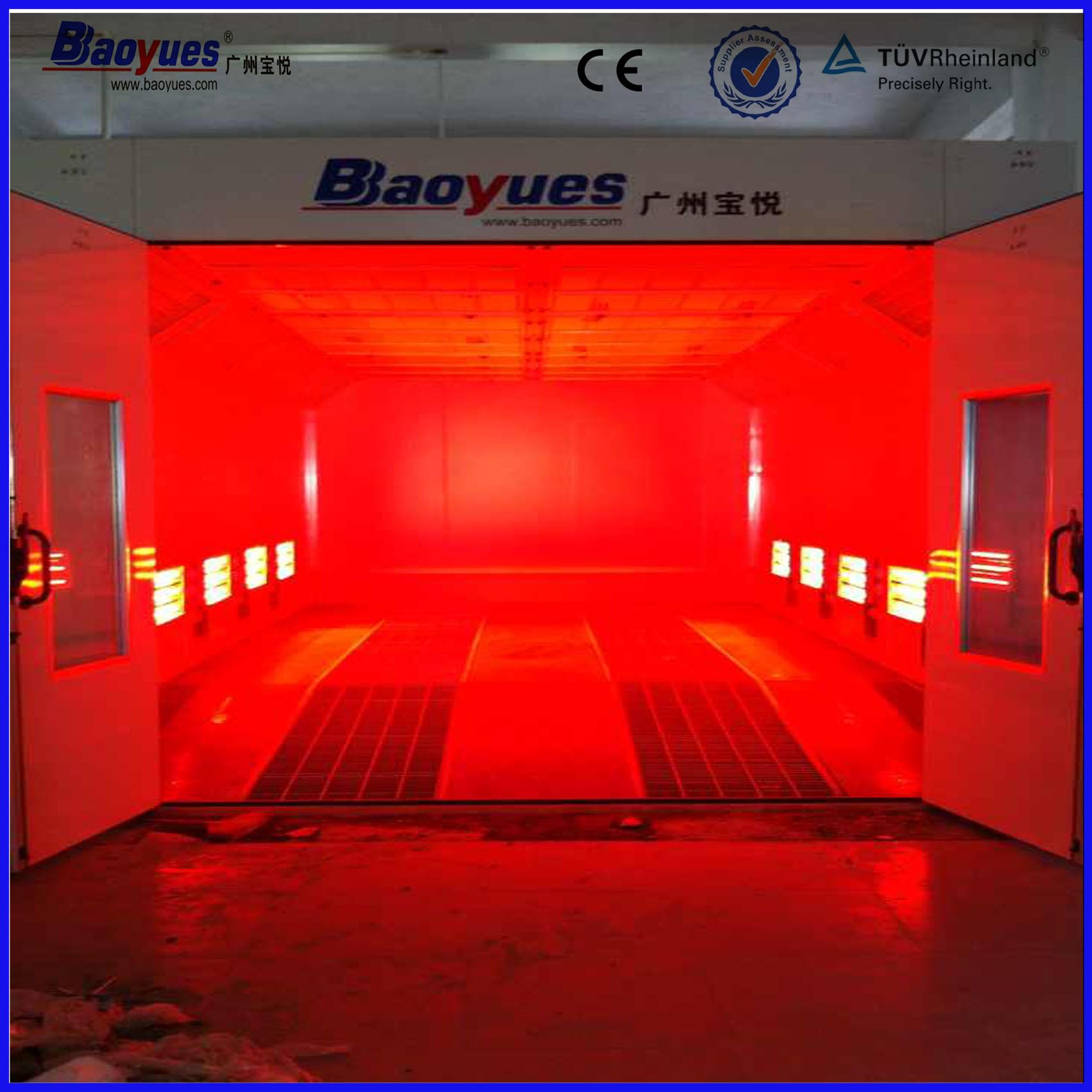 Infrared Heater Paint Booth, Car Baking Oven