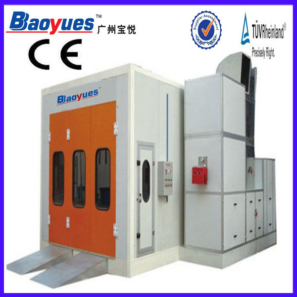 2014 New Type CE Approved Auto Paint Spray Booth/Rock Wool Panel and Riello Burner