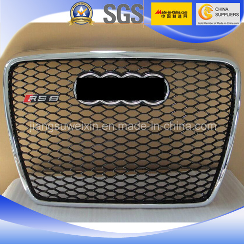 Black Car Auto Front Grill for Audi RS6 2005-2012
