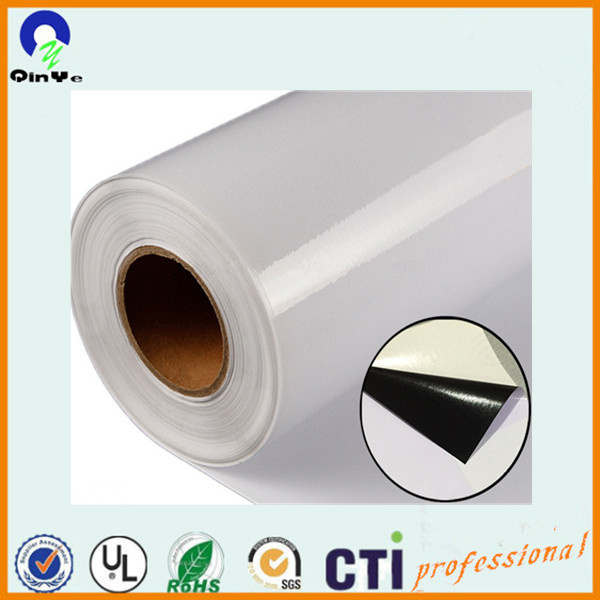 140g Black Glue 1.52m Width Self Adhesive PVC Film