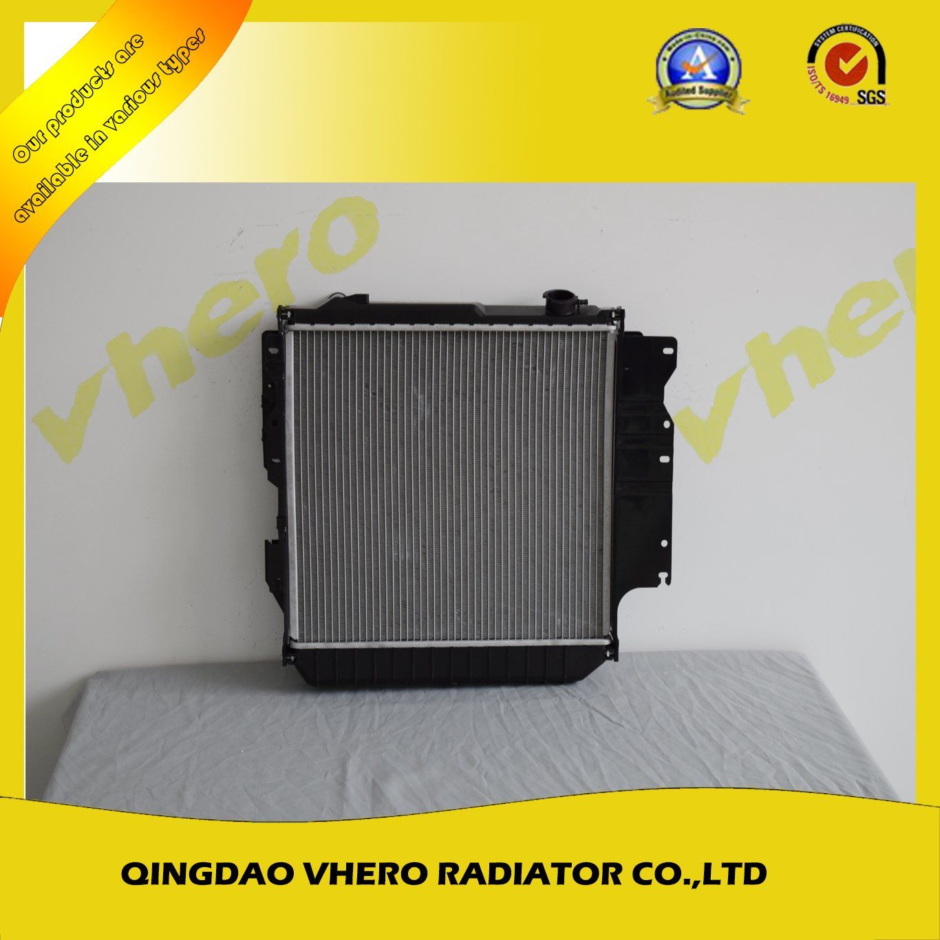 Aluminum Plastic Auto Radiator for Jeep Tj /Wrangler 97-06, OEM: 52028114ab