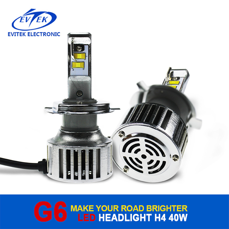 Good Light Pattern 40W 4500lm Headlight LED H4 6000k for Auto Headlight