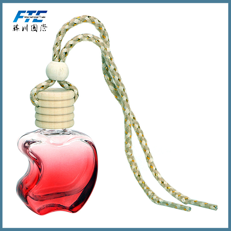 Glass Perfume Pendant Colorful Empty Car Perfume Bottle