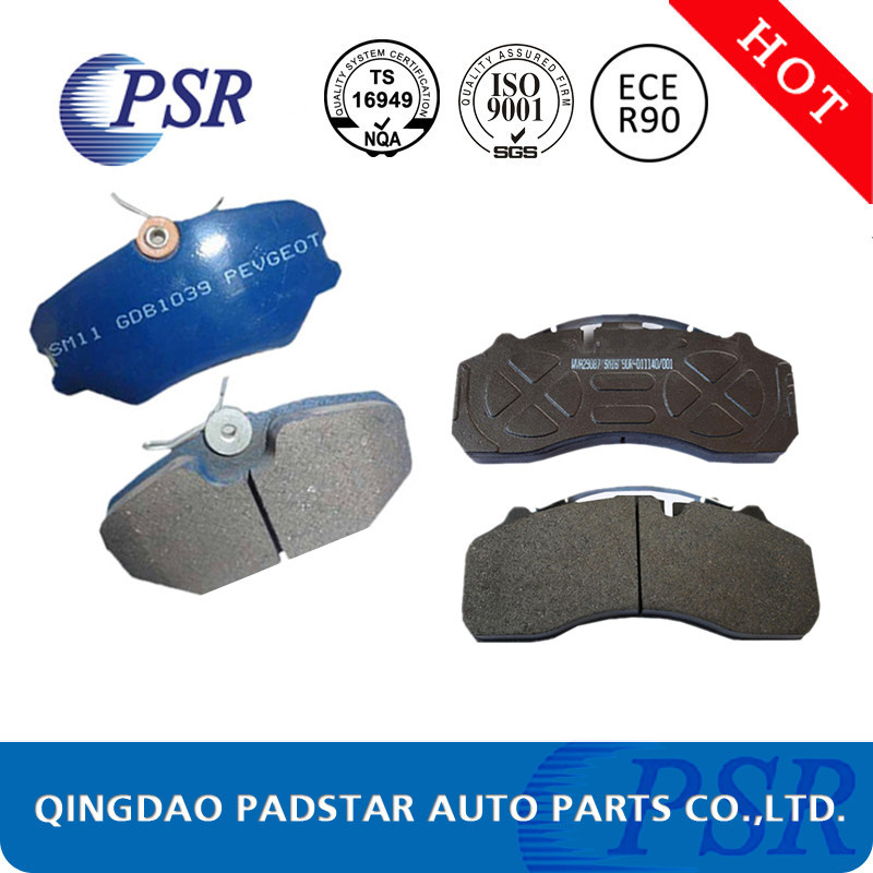 China Manufacturer High Quality Semi-Metallic Brake Pads for Mercedes-Benz