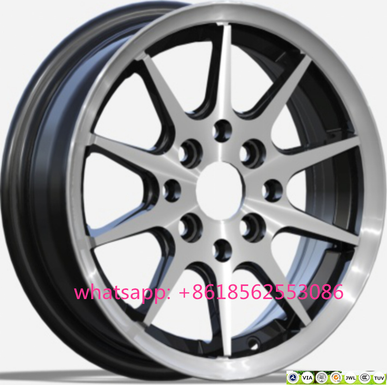 13*5.5inch 14*6j 15*6.5 Aluminum Alloy Car Wheel Rims