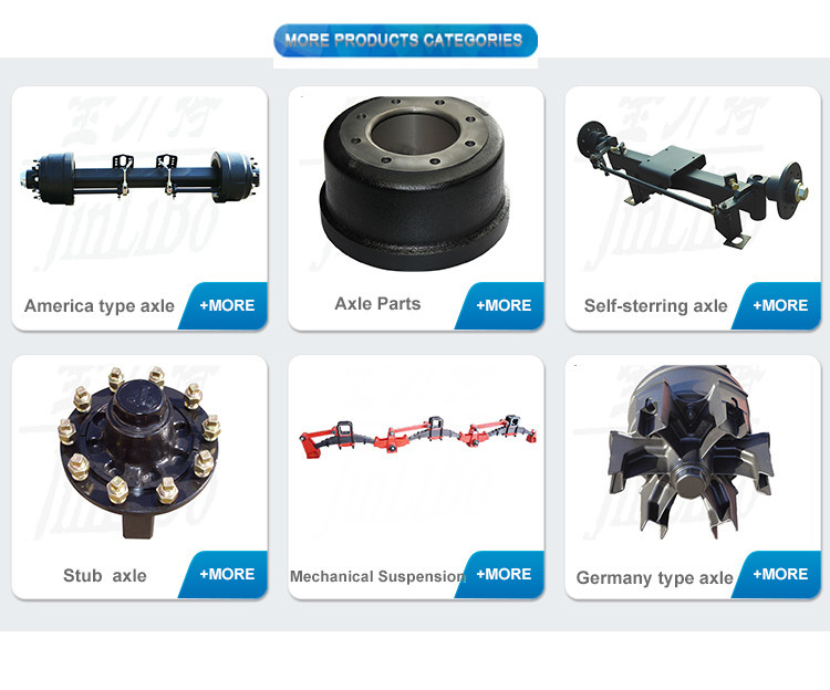Axle - Trailer Axle 6 Holes 16t Axle Manufacturer