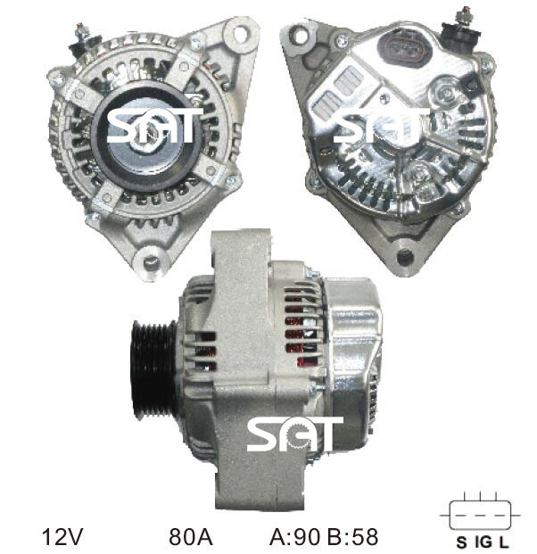 Nippondenso Alternator 27060-50250 102211-1370 13796