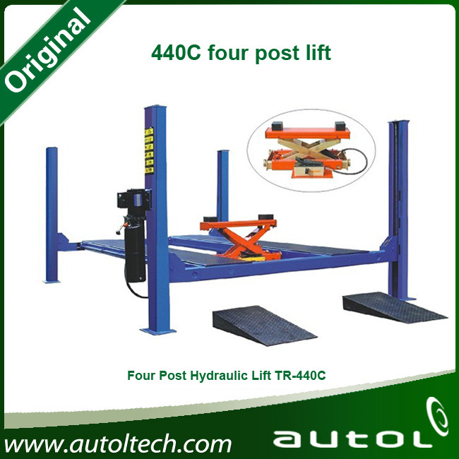 Hydraulic Car Lift 440c Four Post Lift Total Weight Can Choose